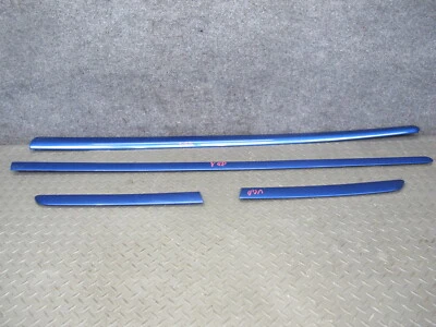 06-09 VW R32 GTI RABBIT 2-DR SET OF 4 DOOR & QUARTER MOLDING STRIP DEEPBLUE OEM - Image 1 of 4