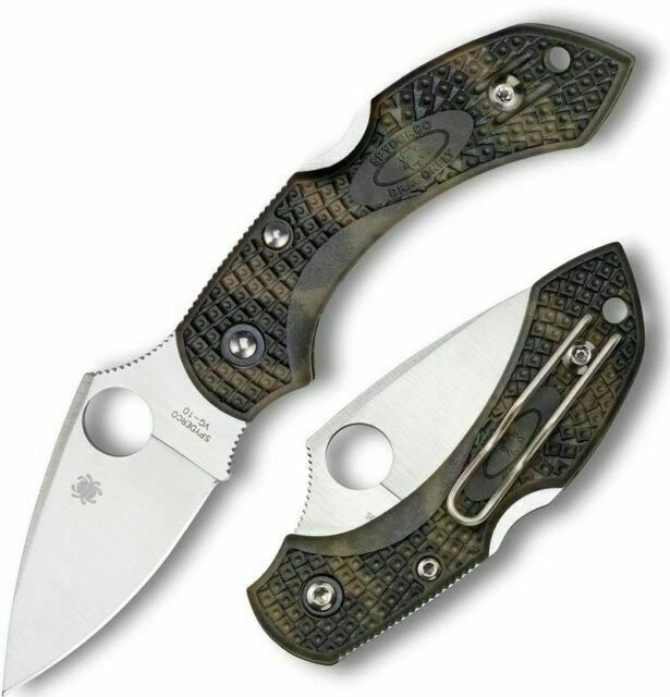 Spyderco Dragonfly 2 PlainEdge Pocket Knife - Zome Green