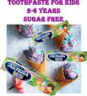 NEW  ASTERA KIDS Sugar Free TOOTHPASTE  ICE-CREAM 50 ml