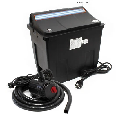 TTFiltro bio a pressione SunSun CBF-200T con UVC da 9 W e pompa 2.300 l/h da 35  - Imagen 1 de 4