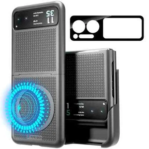 Funda Magsafe con clip para cinturón para Moto Razr 2023 + Protector de pantalla frontal de vidrio - Imagen 1 de 5