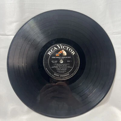 Lorne Greene's American West LP 1966 RCA Victor  orig LSP 3409 No Cover - Image 1 of 2