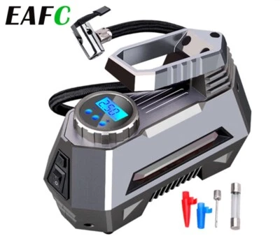 Portable Tire Inflator with Bright Emergency Flashlight (0 Psi 12V DC)  - Image 1 of 4