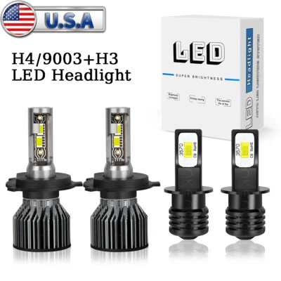 Combo de faros LED altos/bajos + faros antiniebla 6000K para Infiniti Q45 1997 1998 Foto 1 de 4