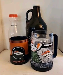 NFL Denver Broncos Game Day Gear | Growler | Mug |Freezer Mug | Water Bottle - Picture 1 of 13