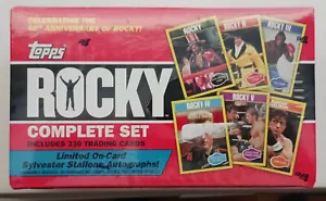 2016 Topps Rocky 40th Anniversary factory set Sealed Unopened Box - Picture 1 of 2