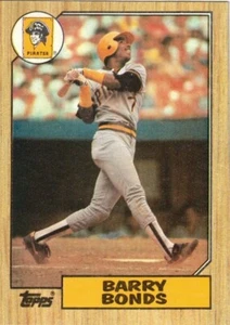 BARRY BONDS-OUTFIELD-PITTSBURGH PIRATES-1987 TOPPS -#320-Rookie-super nice - Bild 1 von 2