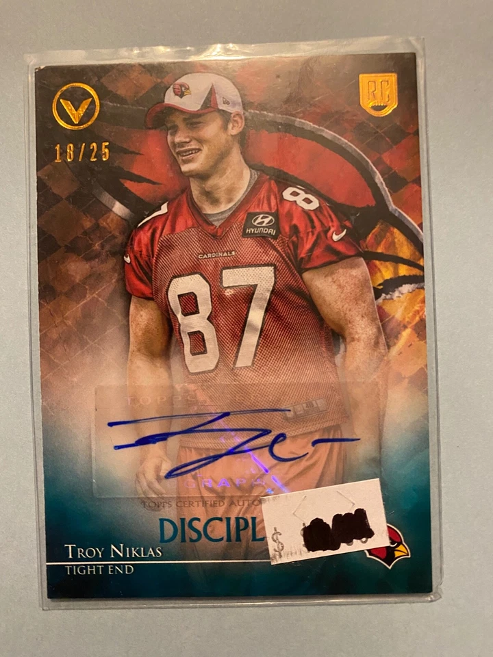 A36,169 - 2014 Topps Valor Autographs Discipline #VATN Troy Niklas/25 - Image 1 of 1