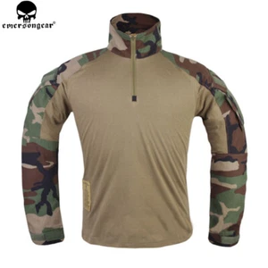 Emerson Mens Tactical Combat Shirt BDU G3 Gen3 Long Sleeve Military Tops Camo WL - Picture 1 of 17