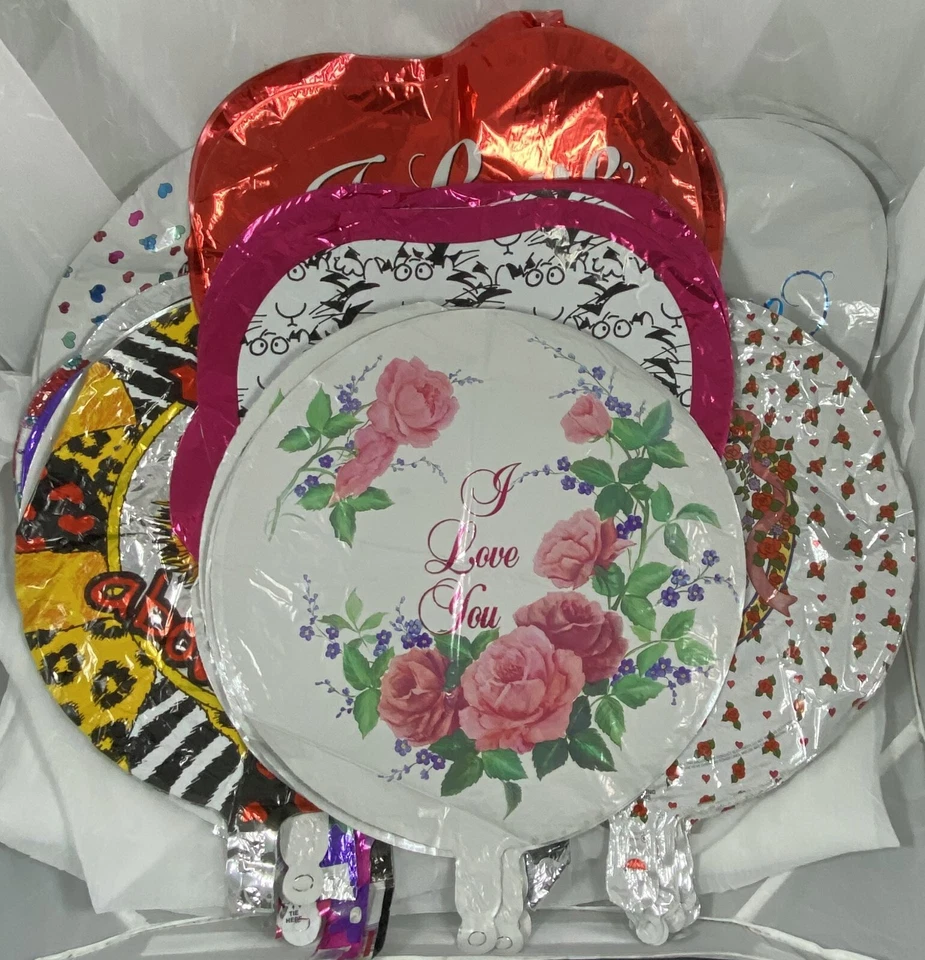 (42) LOVE MYLAR 气球 - 我/我们爱你,百万分之一,少数 VALENTINE 18 — 第 1/4 张图片