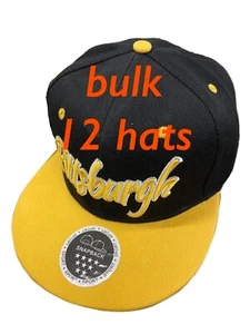 WHOLESALE bulk 12 Pittsburgh hats baseball hats w/ snapback - Picture 1 of 4