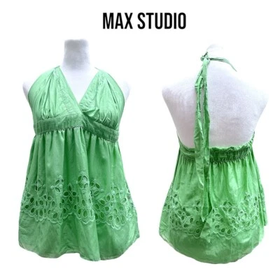 Top Mujer Correa Verde Max Studios Talla S Foto 1 de 3