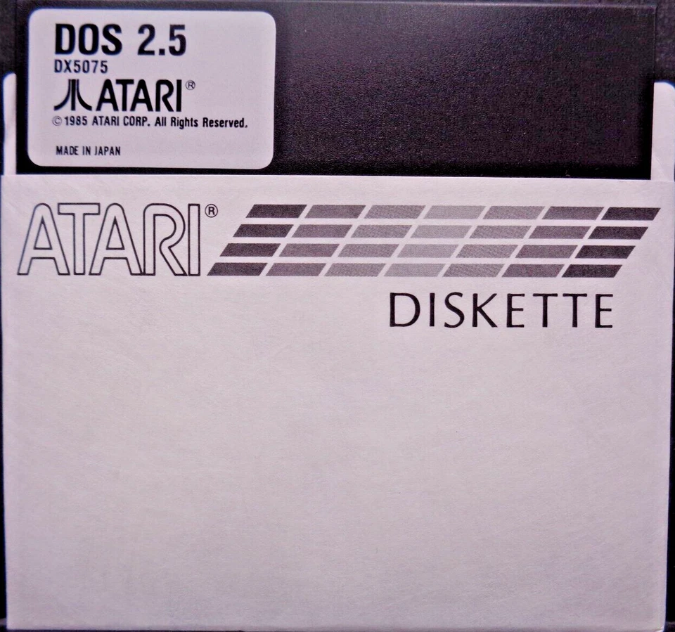 ATARI 600/800/1200/XL/XE -- DOS 2.5 (ATARI DX5075 - DISK) - Bild 1 von 1