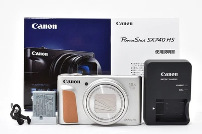 [Never Used/Open Box] Canon PowerShot SX740 HS Silver Digital Camera From JAPAN - Image 1 of 4