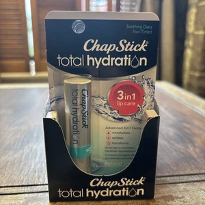 Case of 12 Chapstick Total Hydration 3 In 1 Lip Care Soothing Oasis Non-tinted - Picture 1 of 4