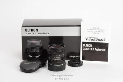 Voigtlander VM 35mm f1.7 Ultron Aspherical  Vintage Line Leica M - Image 1 of 4