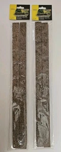 (2) pkgs Faller 222555 N Scale Cork Track-Bed, (4) pieces / 78.5" total per pkg - Picture 1 of 3