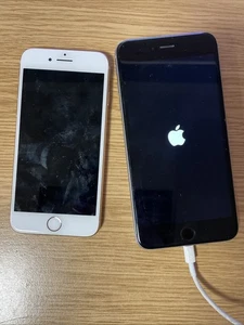 (FAULTY) Bundle X2 Apple iPhone 8/ 6 Plus 64GB W34 DC9 - Picture 1 of 10