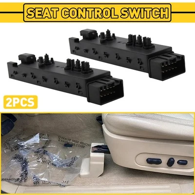 Interruptor ajustador de asiento delantero izquierdo y derecho para Ford Edge 2007-2014 Escape 2013-2019 Foto 1 de 4