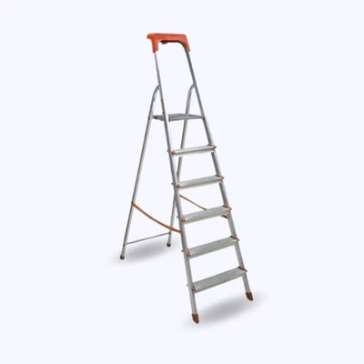 Scala Domestica in Alluminio 3 4 5 6 7 8 Gradini Con portaoggetti Super Leggera - Immagine 1 di 4