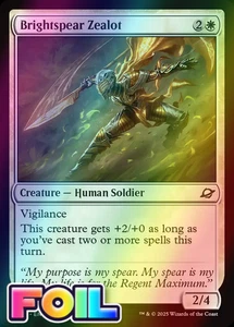 x1 Brightspear Zealot FOIL EOE Edge of Eternities MTG 8 M/NM 1x - Picture 1 of 3