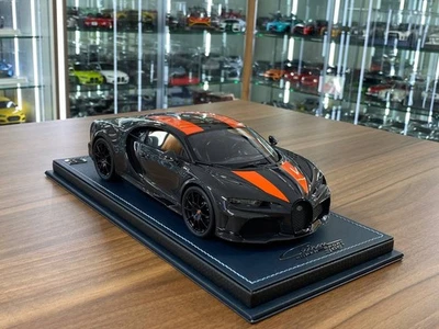 MR Collection Bugatti Chiron Super Sport  - Carbon/Orange Ltd. Edn [ 1/18 Resin] - Image 1 of 4