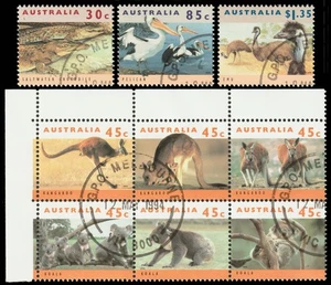 Australien Scott 1271, 1279a, 1283, 1287 (1994) CTO NH ss, CV 9,70 $ M - Bild 1 von 1