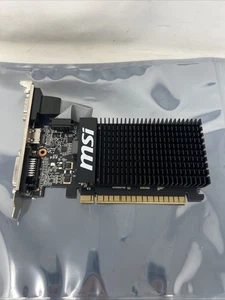 MSI Nvidia GeForce GT710 2GB DDR3 2GD3H LP PCI-E HDMI DVI Video Graphics Card - Picture 1 of 6