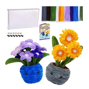 Pipe Cleaners Kits DIY Plant Making Set Chenilles Stems Floral Stems Wires - Picture 1 of 8
