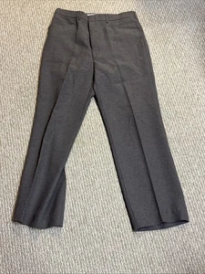 Pantalones de vestir Haggar Magic elásticos - frente plano - marrón oscuro - para mujer talla 33x30 - Imagen 1 de 6