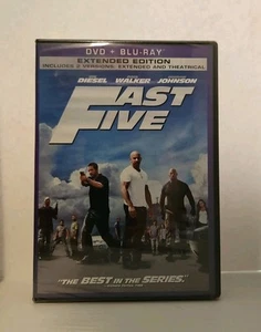 DVD + BluRay Fast Five , Extended Edition - Picture 1 of 2