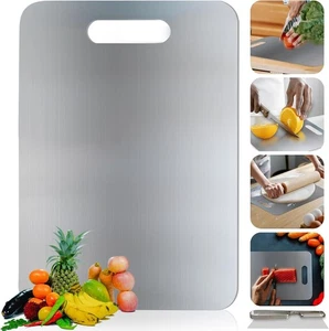 Stainless Steel Chopping Board for Kitchen | Non Slip| Rust Proof | Easy to use| - Picture 1 of 5
