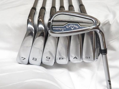 Used Callaway Paradym X Iron Set 7-PW,AW,51,56 Aldila Ascent 40 Womens Flex W - Image 1 of 4