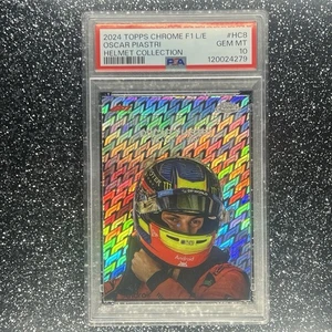 2024 Topps Chrome F1 Logofractor Oscar Piastri Helmet Collection PSA 10 #HC-8 - Bild 1 von 2
