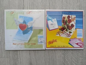 Set of 2 PopShots 3D Pop-Up Valentine's Day Card Envelope - Roses & Flying Heart - Picture 1 of 5