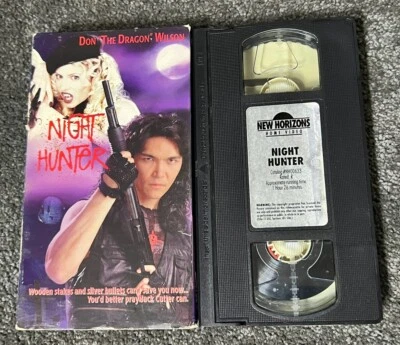 Night Hunter (VHS, 1996) Original Edition Don “The Dragon” Wilson TESTED!! EX!! - Image 1 of 4
