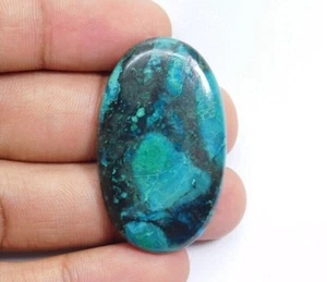 Wunderschöner natürlicher Chrysokoll Cabochon lose Edelstein für Schmuck 52 kt. ME-4945 - Bild 1 von 4