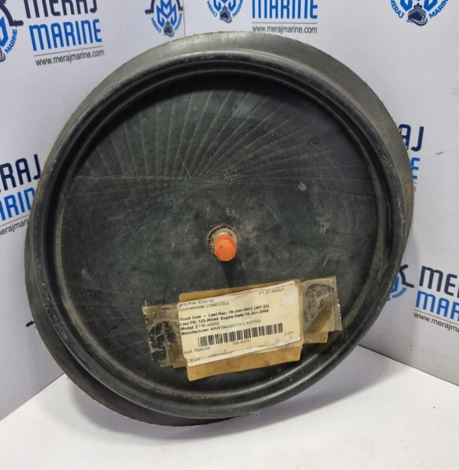 MD Totco E390-45 Diaphragm Load Cell ETW-350/52 - 1 Pair = 2 PCs - Image 1 of 4