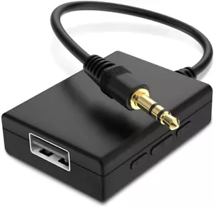 Adaptador de audio USB a auxiliar ANDTOBO, 3,5 mm macho a USB hembra, reproductor de música para automóvil - Imagen 1 de 12