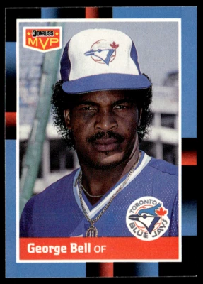 1988 Leaf #214 George Bell MVP - Image 1 of 2