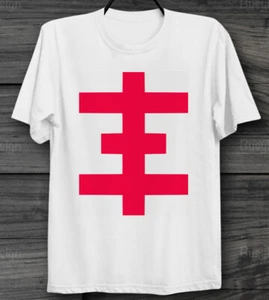 T-Shirt Cross Psychic TV Kunst Zeichnung Rock Punk Unisex Herren Damen Top - Bild 1 von 1