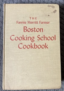 Fannie Merritt Farmer Boston Cooking School Cookbook 1959 10th Edition - Picture 1 of 6