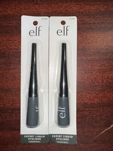 e.l.f. 2 packs Expert Liquid Eyeliner, Charcoal 21706, 0.14 fl oz NEW - Picture 1 of 1