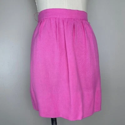 Minifalda vintage años 60 70 rosa brillante Y.E.S. De California años 60 70 Mod Foto 1 de 4