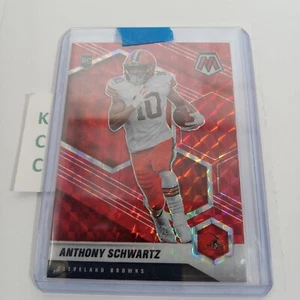 2021 Panini Mosaic Rookies Mosaic Red Prizm Anthony Schwartz #331 Rookie RC - Picture 1 of 2