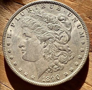 1890 BU Morgan 90% Silver Dollar $1 US Antique Collectible Coin * - Picture 1 of 4