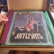 1993-94 Upper Deck -Skylights #466 Michael Jordan Jumbo Card 1535/only 2500 made