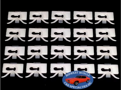 Body Side Belt Fender Door Trim Molding Clip For Dodge D100 D150 D200 20pcs A - Image 1 of 4