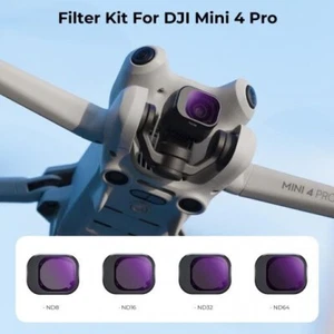 K&F Concept ND Filter Kit for DJI Mini 4 Pro 4 Pack (ND8 + ND16 + ND32 + ND64) - Picture 1 of 8