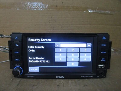 Receptor reproductor de CD estéreo AM/FM 68368206 12-19 Chrysler Town & Country Radio Foto 1 de 4